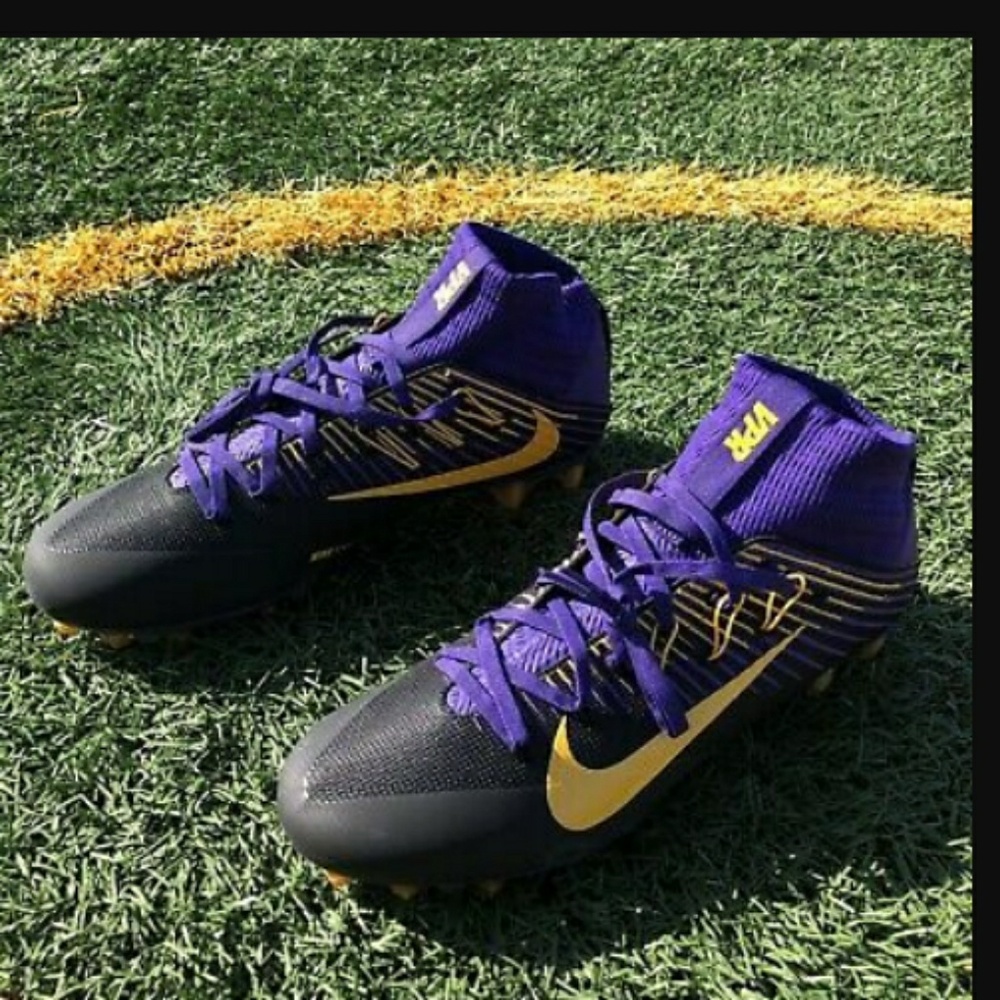 New Nike Vapor Untouchable 2 PF LSU Vikings Cleats